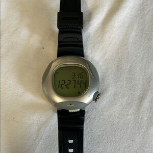Timex Reebok rare vintage Sports Watch - Silver and Black